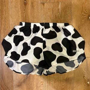 BOA Women's 1” Elite Split Shorts - Black and White